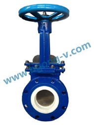 API/DIN cast steel flange ceramic knife gate valve